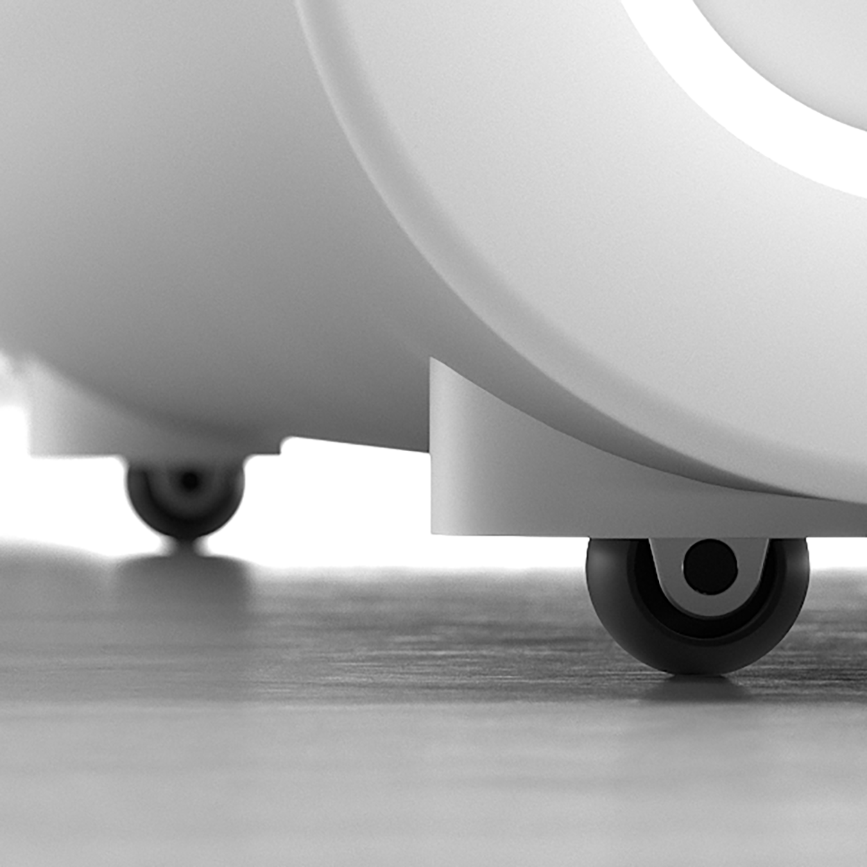 Model S (1 person booth) wheels