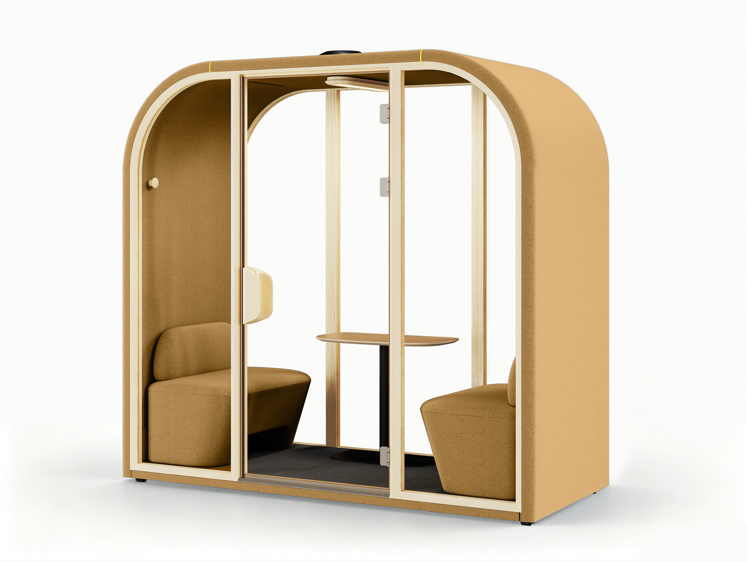 Dual-2 person booth arc双人白底 1