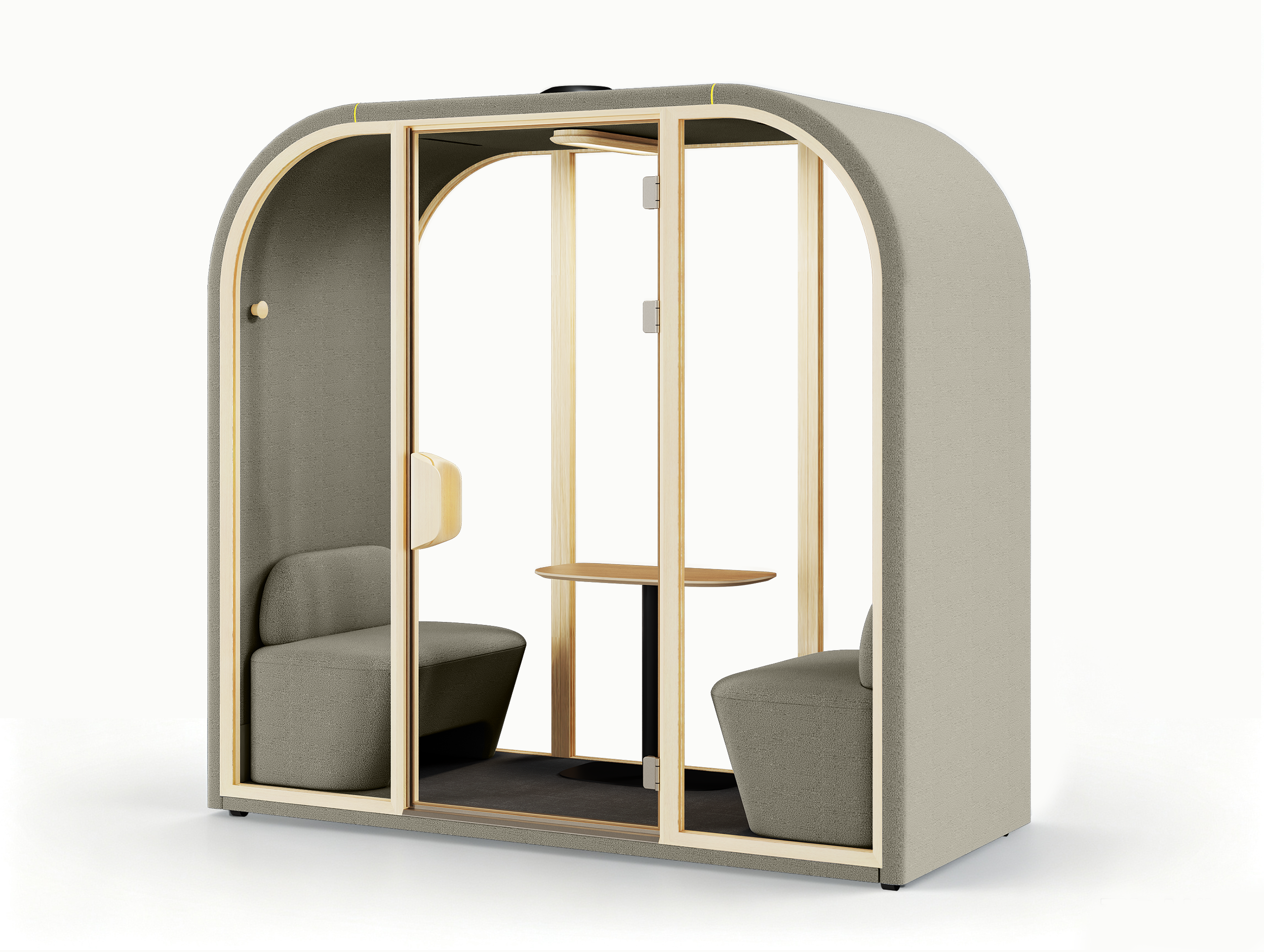 Dual-2 person booth arc双人白底3